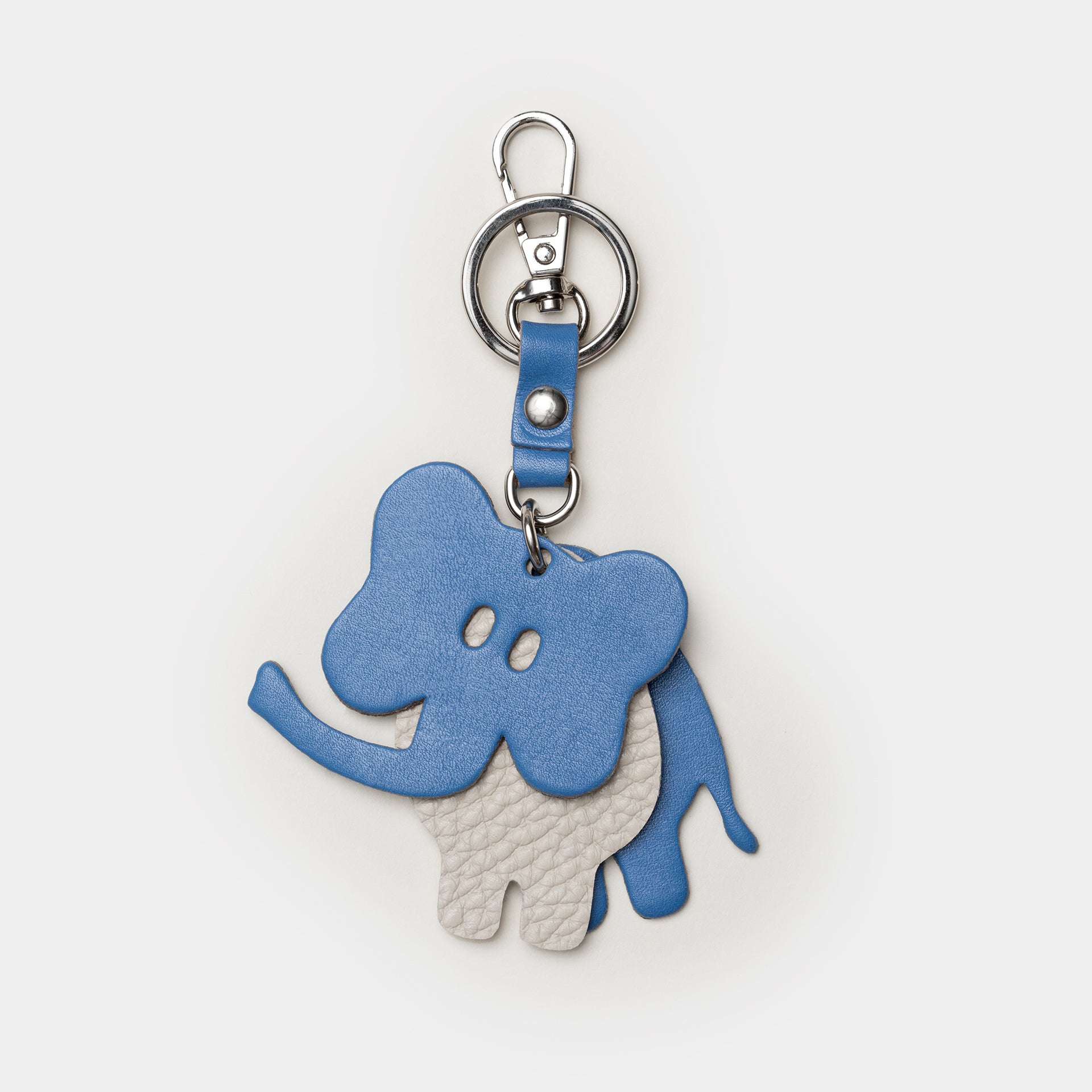 charm per borsa o portachiave in pelle divertente a forma di elefante