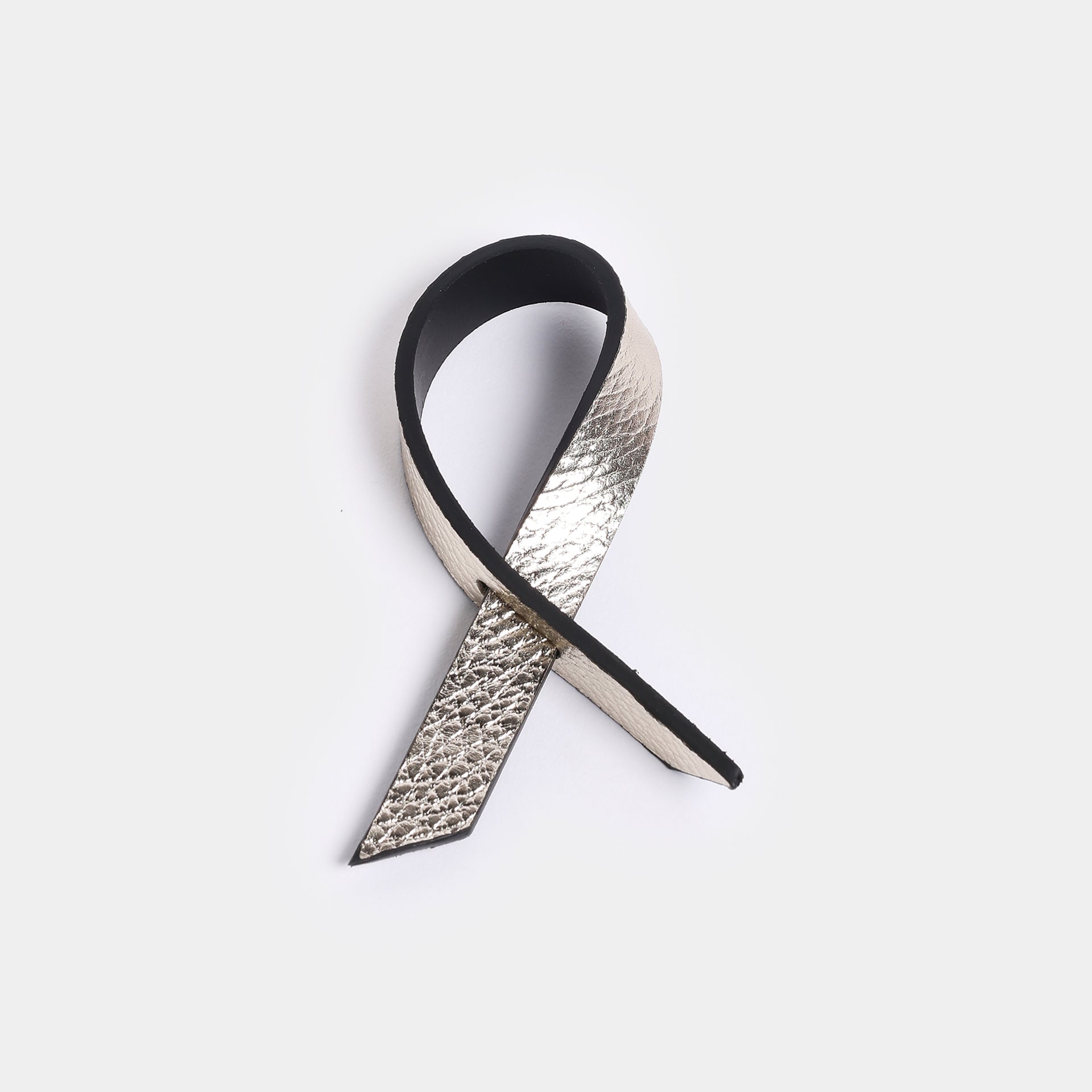 portatovaglio TILDE in pelle oro qualità artigianale arron design minimale