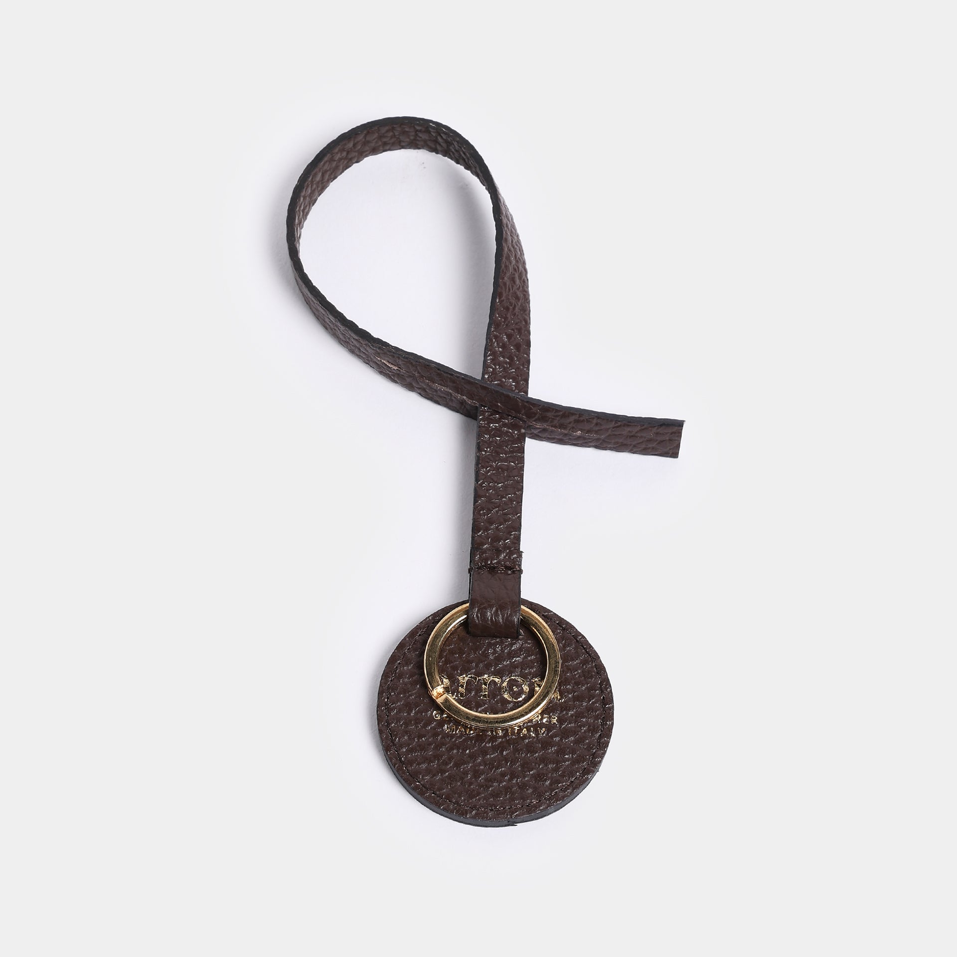 KEIRA - Charm portachiave edizione pelle cioccolato