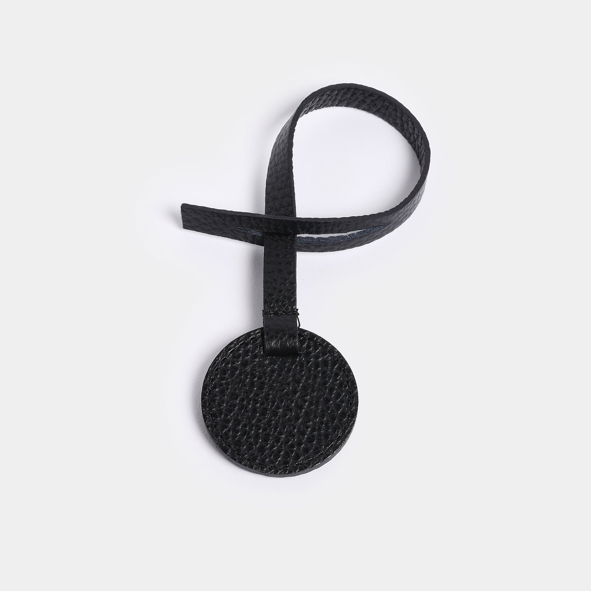 KEIRA - Charm portachiave edizione pelle nera