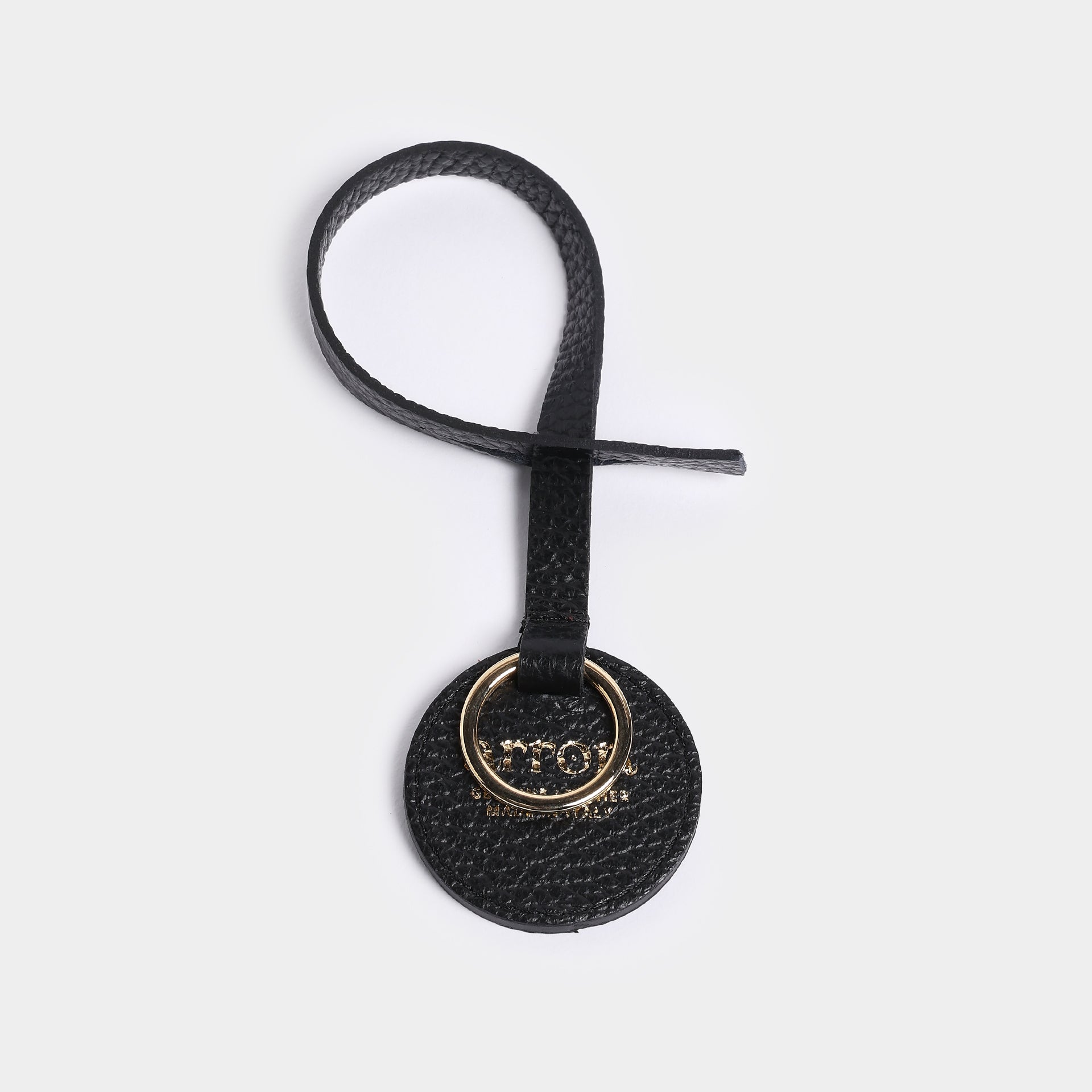 KEIRA - Charm portachiave edizione pelle nera